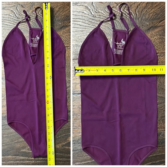 Free People Intimately Move Along Seamless Bodysuit Wine XS/S - Picture 5 of 7